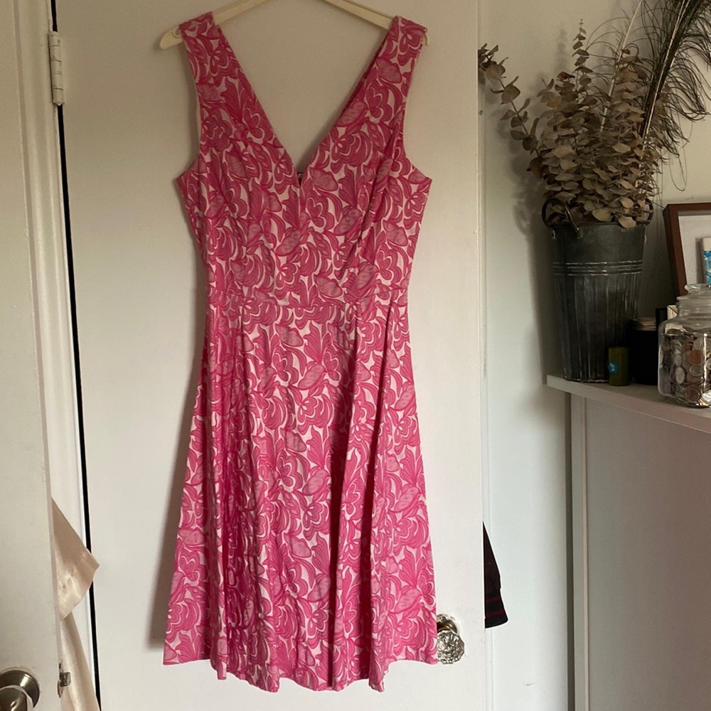 COPY - Pink vintage look Anthropologie dress